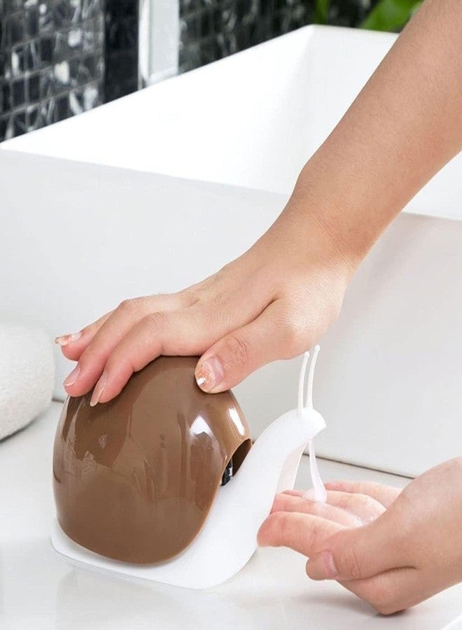 Chiransi Modern Soap Dispenser Detachable 300 ml for Soap Liquid Laundry 300ml| Bath Accessory Sets| Pump Dispenser| Bathroom Soap Dispensers (Snail) - Image 4